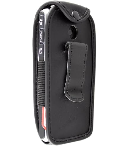 Caseroxx Borsa In Pelle Con Clip Da Cintura Per Emporia Euphoria V50 E Active V50 4G - Custodia Con Finestra Trasparente (Nero)