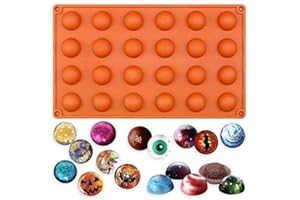 Musykrafties Mini 24-wnękowa półkula kopuła silikonowa forma narzędzie do pieczenia