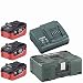 Produktbild Metabo Basic-Set 3 x LiHD 5.5 Ah + ML, 685069000