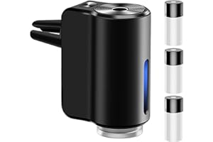 Demsyeq Automatic Car Air Freshener - 3 Mode Adjustable Intelligent Aromatherapy Diffuser, Includes 3 Bottles of Oil for Home, Car, Small Spaces