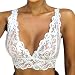Produktbild VJGOAL Damen Unterwäsche, Damen   Sexy Dessous Korsett Spitze Blumen Bralette Bralet BH Tank Cami Ernte Frau Geschenk (M, Weiß)