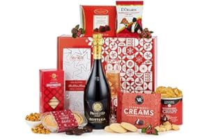 Thornton & France Christmas Celebration Hamper With Prosecco & Chocolates | Sweet & Savoury Treats To Share | 8 Delicious Items