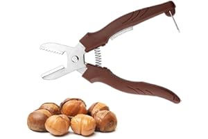 ZUICC Décapsuleur de Noix de Châtaigne, Pince à Châtaignier en Acier Inoxydable, Rapide de Châtaigne Clip, Pince à Noix, Ouvre-châtaigne, Pince a Chataigne pour Châtaignes,Noisettes et d'autres Noix