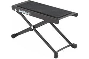 ROCKSTAND Fussbank Gitarre Warwick höhenverstellbar schwarz