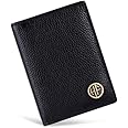 HAMMONDS FLYCATCHER Black Leather Unisex RFID Card Holder (CC601V), Black, Minimalist