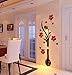 Produktbild ZEZKT-Home 3D Wandaufkleber DIY Vase Blume Baum Kristall Acryl 3D Wandaufkleber Aufkleber Home Wohnzimmer Dekoration Wandaufkleber Hochwertig PVC Wandtattoo Blumen Sticker Kinderzimmer Wohnzimmer Sofa Hintergrund Stereo Aufkleber (A)