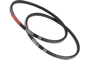 TA-VIGOR 2Pcs A737 V-Belt 737mm Inner Girth 13mm Width 8mm Thickness Rubber Drive Belt, Power Transmission V-Belt Replacement for Lawn Mowers, Drill Press, Tractors, Bandsaws