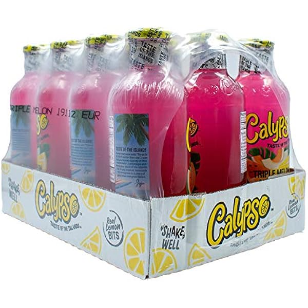 Calypso Triple Melon Lemonade 473 Milliliter Case Of 12 Amazon Co Uk Grocery