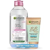Garnier Pack Micellar Water, 400 ml + BB Cream Mattifying with Spf 25 50 ml | Pack Micellar Water, 400 ml + BB Cream Mattifyi
