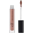 e.l.f. Cosmetics Liquid Matte Lipstick, Highly Pigmented, Quick Drying & Smudge Proof, Nourish & Soften, Diamond-Shaped Wand, Praline