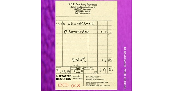 Wild Verband By B J Baartmans Amazon Co Uk Music