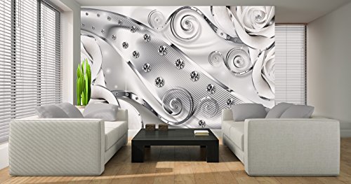 Olimpia Design 2613VEXXL Fototapete, Vlies, silber, 0.02 x 312 x 219 cm - 2