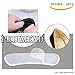 Produktbild 4 Stück Silikon Gel Ferse Liner by pedimendtm | Silikon Gel Fersenpolster | Back Grip Fersenkissen | Einlagen für Ferse Schmerzen | verhindern Blasenbildung | verringern Hautirritationen | Foot Care