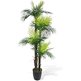 Nettenevime Yapay Ağa&ccedil; Palmiye 36yaprak 4Katlı 160cm Salon &Ccedil;i&ccedil;eği Yapay &Ccedil;i&ccedil;ek