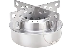 Fornello ad Alcool Campeggio, XiXiRan Bruciatore di Alcol Portatile, Mini Bruciatore di Spirito, Stufa ad Alcool Portatile, Bruciatore per Fornelli ad Alcol, Fornello ad Alcool in Acciaio