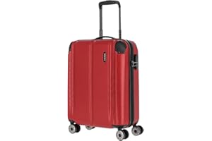 Travelite Bordtrolley Handgepäck Koffer, leicht, 4 Rollen, City, Hartschalenkoffer klein mit kratzfester Oberfläche, 55 cm, 40 Liter