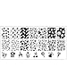Nail Art Stamp Template Image Plate Cute Candy
