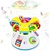 Produktbild Baby Lampe Projektor Musical Spielzeug - WISHTIME Baby Musik 2 in 1 Projektion Cartoon Projektor Nachtlicht mit beruhigenden Natur Musik, Decken Projektor, beste Geschenk für Baby Kinder