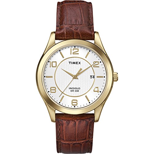 Timex Herren-Armbanduhr Analog Quarz Leder T2P449 Timex Herren-Armbanduhr Analog Quarz Leder T2P449