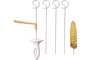 henan Patate Taglierina a Spirale, Creativo a Spirale della Patata, Patate Affettatrice Tornado per Patate a Spirale, Cippatrici per Patate, Verdure