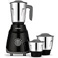 Bajaj GX1 Ninja Series 500W Mixer Grinder With 3 Jars(Stainless Steel Jars) | Superior Mixie For Kitchen | Durable Mixer Grinder | DuraCut Blades | 2 Yrs Warranty 【Black】