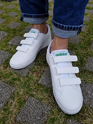 adidas Herren Vs Advantage Clean Cmf Turnschuhe, Weiß, 36 EU - 6
