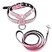 Produktbild Dogs Kingdom Full Strass Kristall PET Hundegeschirr Leine Set individuelle Strass Puppy Kleiner Hund Chihuahua Hundegeschirr Leine 2