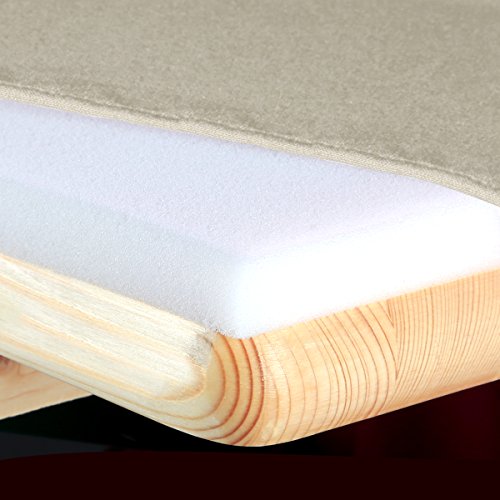 Gräfenstayn Biertischhusse Valentin 5er Set für Bierzeltgarnitur mit Sitzauflagen -70cm oder 50cm Tischbreite- Bierbankhussen (70 x 220 cm, Creme) - 5