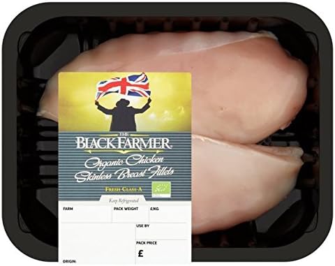 The Black Farmer Organic Chicken Breast Fillets Typically: 375g