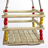 Gitterschaukel Kleinkind Schaukelsitz Babyschaukel aus Holz von Gartenpirat® - 2