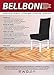 Bellboni - chair cover, fitted cover, fitted chair cover, bi-elastic, stretch, 2 pack, brown chocolate