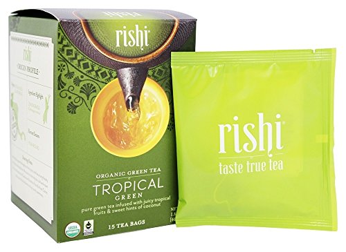 Rishi Tea - Organic Tropical Green Tea - 15 Tea Bags