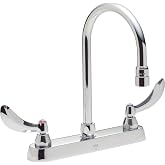 Delta Musluk 26C3934 26T, İki Kulplu 8 İn&ccedil; D&ouml;k&uuml;m G&uuml;verte Montajlı Musluk, Krom, 6.5 x 7.7 x 12 in&ccedil;