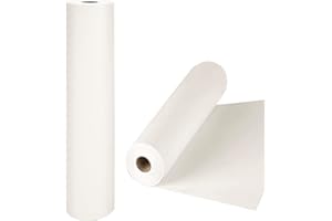 QISF Drawing Paper Roll - Art Paper Roll for Kids (44CM X 15M), Paper for Painting Easel, Wall Art, Gift Wrap, DIY