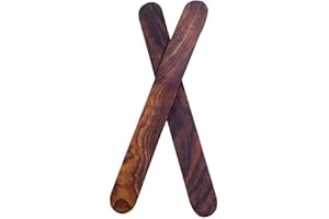 TIDONEAM Percussion Folk Instrument Rhythm Stick Bone Rosewood