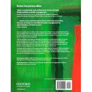 Public Management Reform: A Comparative Analysis - New Public Management, Governance,