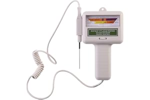 GAEIRT PH Tester Pool Meter Chlorine and PH Digital Chlorine Meter, Monitor, Chlorine PH Meter, 2-in-1 Water Quality Tester for Swimming Pools, Hydroponics, Pools, Products de Mesure