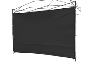 NINAT Parasole parasole 3M per gazebo, impermeabile, per gazebo a gamba dritta, solo parete laterale (telaio non incluso)