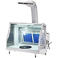 T TOTGUSH Airbrush Spray Booth with Water Curtain for Model Hobby Painting Stronger Wind and Adjustable