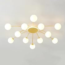 4 Paralumi In Vetro A Bolla - Globi Di Ricambio Per Lampadari, Lampade Da Tavolo, Applique, Diametro 42 Mm