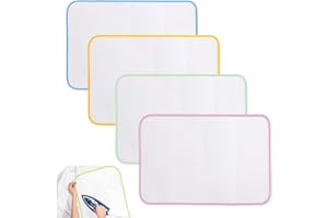 XOXVURI 4 Piezas Malla Para Planchar 40 X 60Cm Almohadilla Protectora De Planchado Protector Plancha Ropa Paño De Planchado De Malla Resistente Al Calor Para Fácil Planchado Y Protección