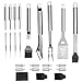 Produktbild MAIKEHIGH BBQ Tools Set, 21-Teiliges Grillwerkzeug-Set, Heavy Duty Edelstahl Barbecue, Premium Grillen Zubehör für Barbecue - Spatel, Zangen, Gabel und Basting Pinsel - Komplettes Outdoor Grillen Kit