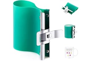 WER Involucro Per Tazza in Silicone Per Sublimazione 3d, Dispositivo Di Fissaggio Per Tazza Da 11 Once Per Bicchieri Con Stampa A Trasferimento (1 pack)