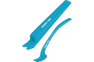 HAZET Montage-Keil Satz 1965/2 I 2-teiliges Werkzeug-Set aus Kunststoff I Universales Hebel-Werkzeug zum Lösen von Bauteilen an der Auto-Karosserie oder der Kfz-Tür und Innen-Verkleidung