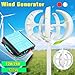 Produktbild TQING Windenergieanlage, 100 W / 200 W / 300 W / 600 W 12 24 V-Vertikalachsen-Windenergieanlage VAWT Boat Garden mit Steuerung Heimgebrauch,12v,300W