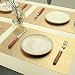 Produktbild 4 x Tischsets * PVC-Verstärkung Rechteckig - Gold