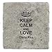 Produktbild Keep Calm and Love Chris Rea – Marble Tile Drink Untersetzer