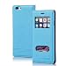 Produktbild numia Samsung Galaxy A5 2017 Hülle, Schutzhülle Case Handy Tasche [mit Sicht-Fenster View] PU Leder Tasche für Samsung Galaxy A5 2017 Book-Style Cover [Blau]