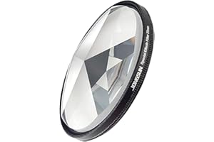 JONGSUN Pentaprisma Filtro Efectos Especiales 77mm FX Vidrio Deslumbramiento Película Pantalla Ancha Anamórfica DSLR Video Fotografía Accesorios Cámara (Pentaprism)