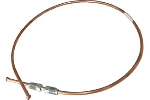 AERZETIX: Tubo per freno in rame Ø4.76mm con raccordi M10x1/M10x1 (70cm)